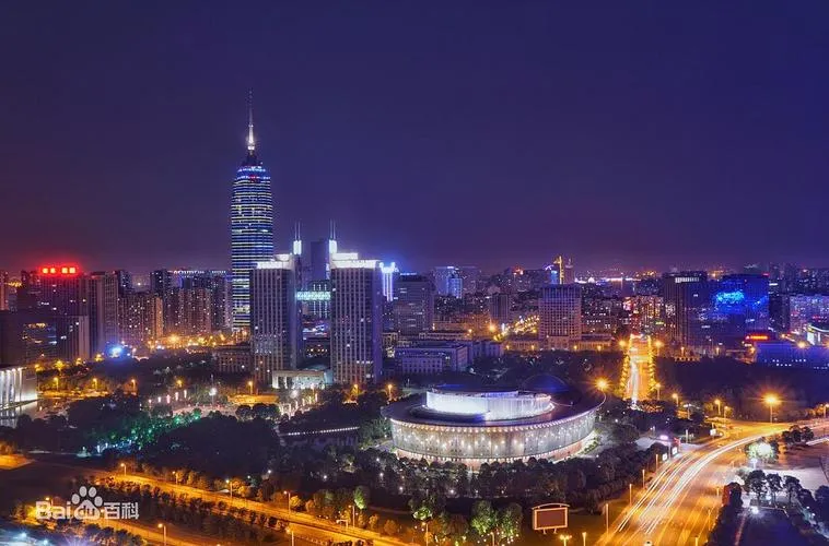 A canal-side street in eastern China with evening lights, used as a visual reference for Changzhou's waterways.